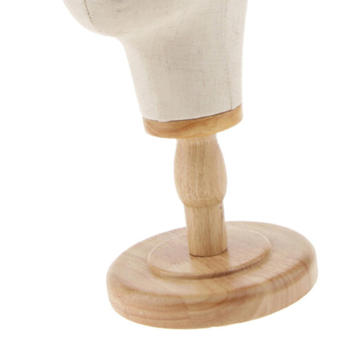 21 inch canvas block head for mannequin display 2