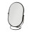 Round Freestanding Desktop Mirror Black 2
