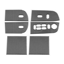 Do Forda F150 2004-2008 LHD Carbon Fiber Panel Przełącznika Podnośnika Szyby Samochodowej Naklejka na Osłonę Akcesoria Wykończeniowe