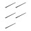 5X Spring Extendable Loaded Curtain Rail Pole Telescopic Bath Window Tension Rod,40-70Cm 1