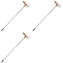 3X Pizza Oven Brush Grill Brush Removable Long Pole Kitchen Restaurant Grill Cleaning Tool