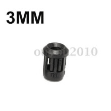 Support de diode - Support de diode pour lampe LED - Douille de lampe LED - Support de diode en plastique noir à clip - Montage sur cadre - Lot de