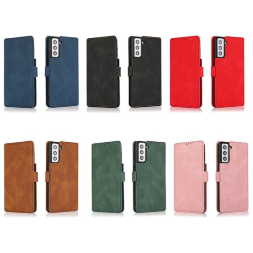 Common Sense Wallet Case for Samsung Galaxy S21 Red 1