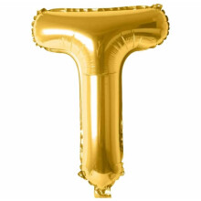 Gold letter balloon 80 cm