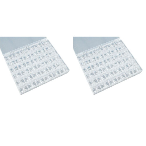 72Pcs Sewing Machine Bobbin, Universal Sewing Bobbins Plastic Sewing Machine Bobbin with Storage Box