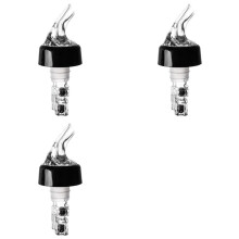 3X Automatic Measured Bottle Pourer Plastic Wine Pourer Clear Quick Measure Whisky Liquid Liquor Wine Cocktail Dispenser