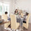 Dining Chair Cover Jacquard Stretch 4-Piece 4