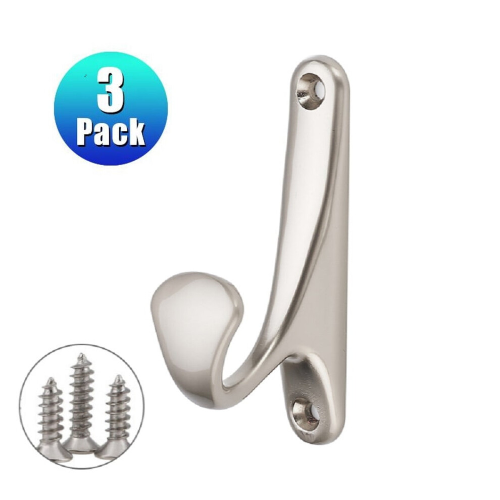 Robe Towel Hooks Stainless Steel 3 Pack 900881857468