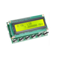 DDS jelgenerátor, 0-55MHz LCD DDS funkciójelgenerátor modul AD9850 alapján.