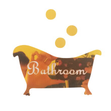 XEEJARUI 3D mirror wall sticker gold 1 piece