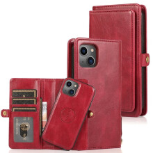 iPhone 13 wallet case red professional practical