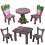 Miniature Table and Chairs Set 3 Pieces 7