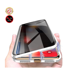 Privacy Protection Case for iPhone 14 Pro Max Silver