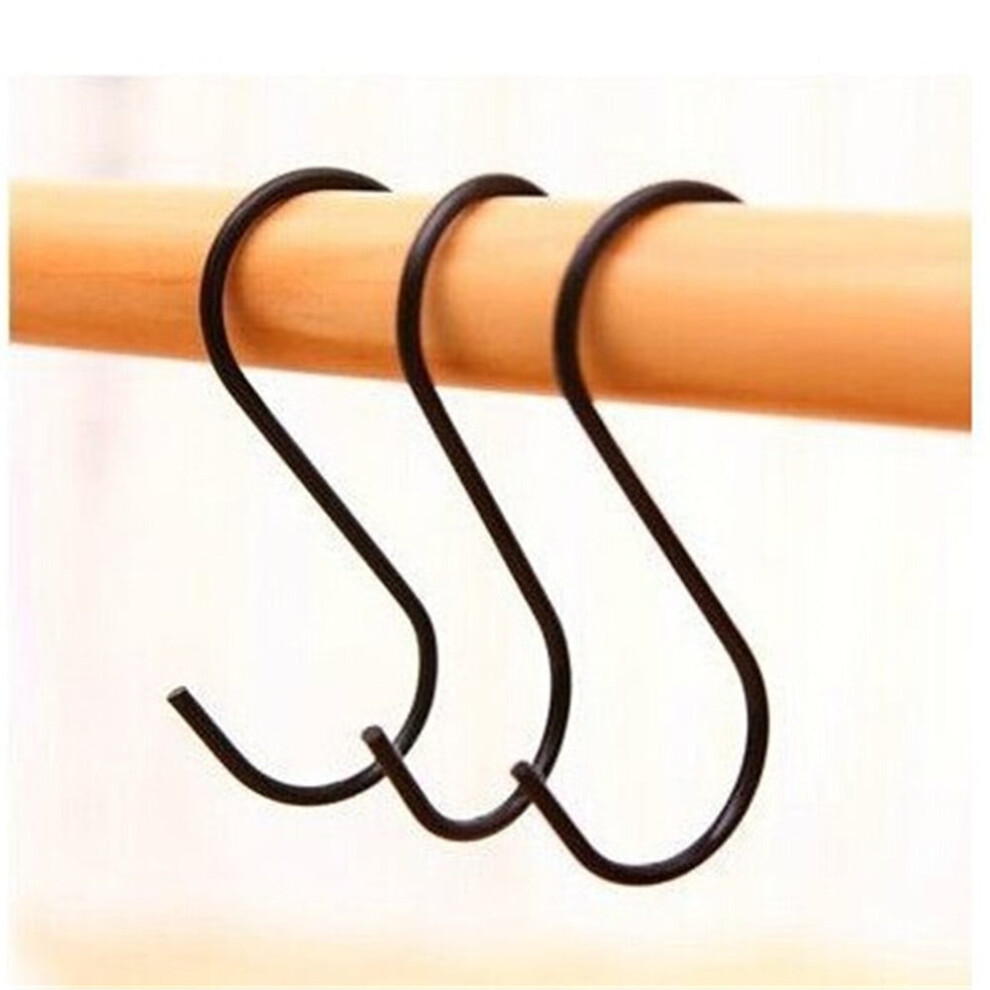 Stainless Steel S Hooks 3 Pack 900881858786