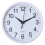 Wall Clock Quartz White 12-inch 1