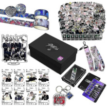 2024Stray Kidsin uusi Maxident-boksisetti Kpop-tuotteista, kuvia, kaulakoru-avaimenperä SKZ-faneille B
