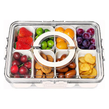 Recipient transparent pentru depozitarea gustărilor cu gel de silice (pachet de 8)