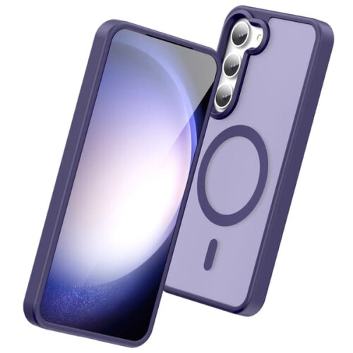 Capa ColorPop compatível com Samsung Galaxy S23 Plus CH MagSafe roxa fosca 2