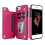 NKOBEE Red iPhone 8 Smart Wallet Case 4
