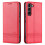 Samsung Galaxy S21 FE wallet case red 1
