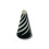 Spiral Cone 3D Printed Model White M 1