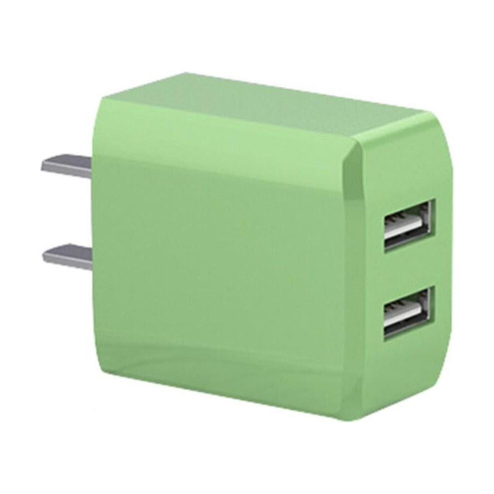 Wall Charger 5V 2A Dual Usb For Iphone Android Huawei Red/Pink/Green 972745009788