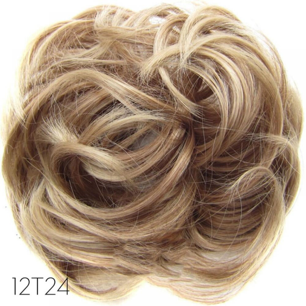 Synthetic Messy Bun Hair Extension with Elastic Scrunchie