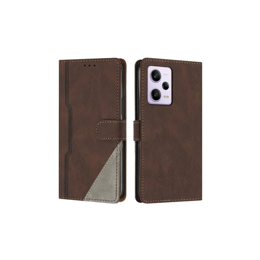 Xiaomi Redmi Note 12 Pro 5G Pu Case With Stand Brown 962029357964