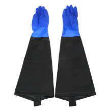 Rubber Gloves Waterproof Chemical Resistant 1 Pair