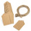 Kraft Paper Gift Tags with String Brown 100 pcs 1