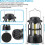 Camping Lantern Battery Powered LED Dimmable IPX4 4