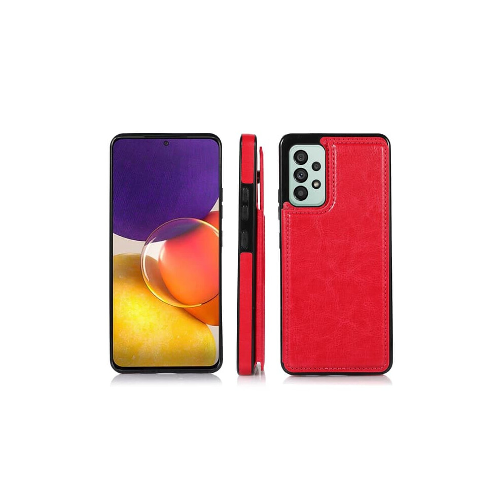 Samsung Galaxy A33 5G Case With Card Slot Rose Red 962029356639