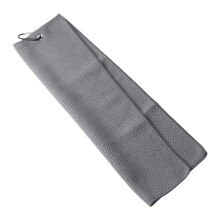 Golf towel microfiber waffle tri-fold 12x20 inch with