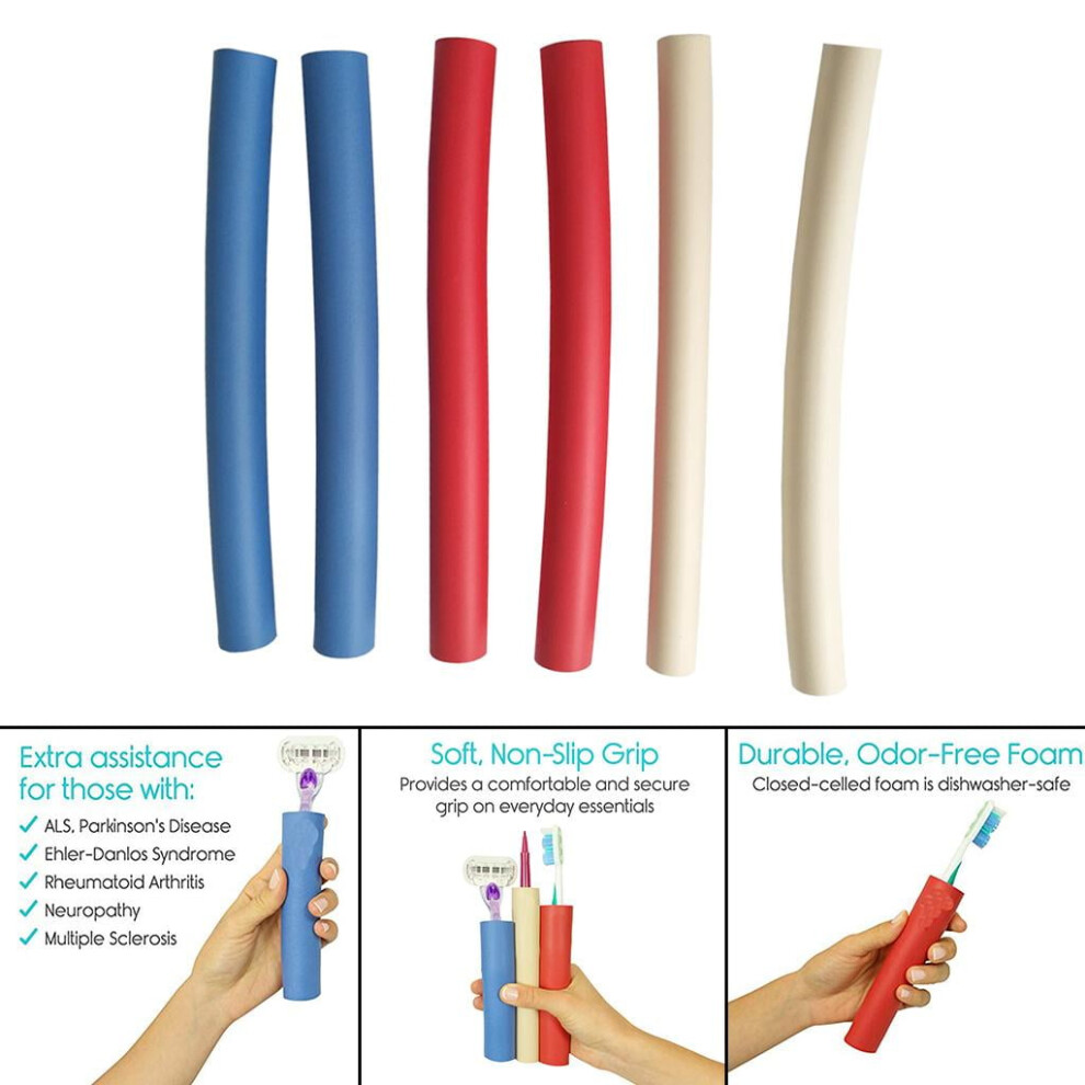 Foam Tubing for Utensils Spoon Pencil Fork 6-Pack