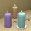 Silicone Candle Mold Geometric Shape 3 pcs 3