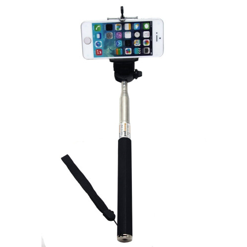 Adjustable Selfie Stick for Smartphones Black