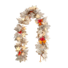 Artificial Maple Leaf Garland Rattan Hanging 6ft