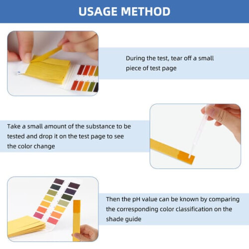 INF pH test litmus paper 1-14 range 320 strips 2