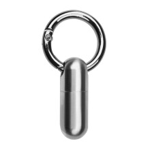 Tiny Titanium Nøglering Pille Holder Etui Vandtæt Fob Rejselomme Organizer
