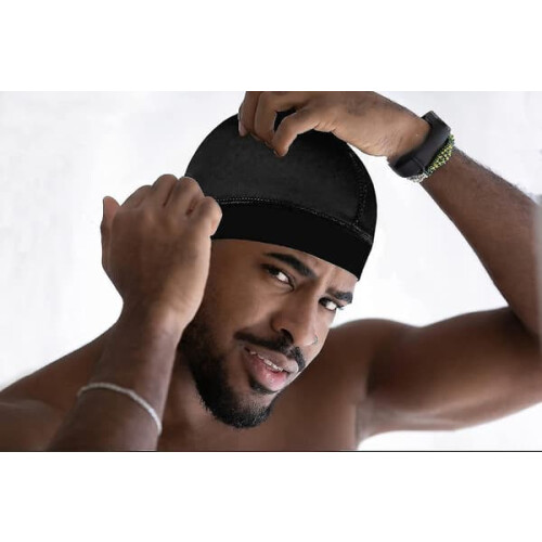Silk Socks Wave Caps Doo Rags Compression Cap 2 pcs 2
