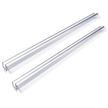 Shower Door Bottom Seal 20-inch 2-pack for 3/8-inch glass