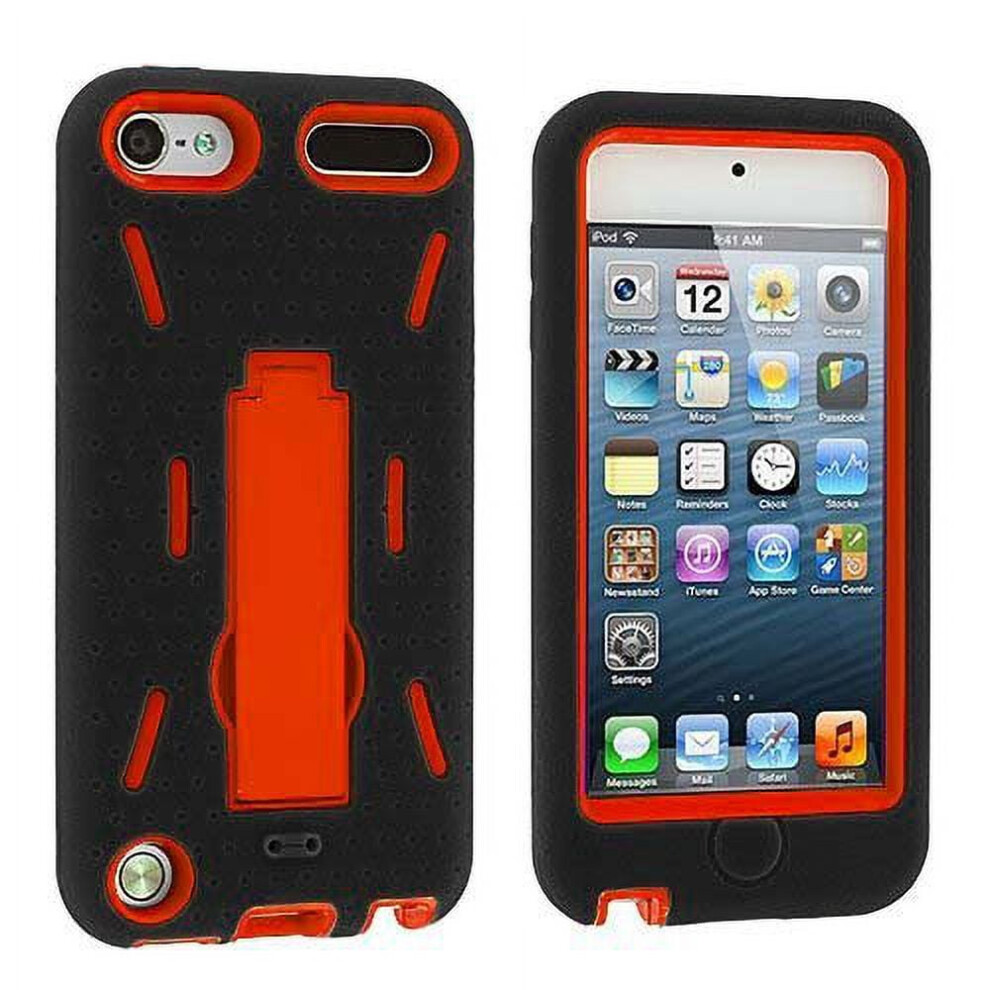 Hybrid Armor Kickstand Case For Ipod Touch 5Th And 6Th Gen 940684135530