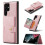 Samsung Galaxy S22 Ultra case with card holder red 3