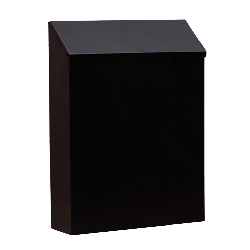 Wall Mounted Metal Mailbox With Lock And Newspaper Holder 972745003014
