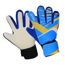 Children's Soccer Gloves Blue Beginner Sport Gear