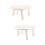Picnic Table Plastic Round Collapsible 2 pcs 1