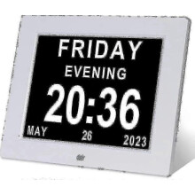 Dementia Clock for Seniors Digital Calendar Clock with Day