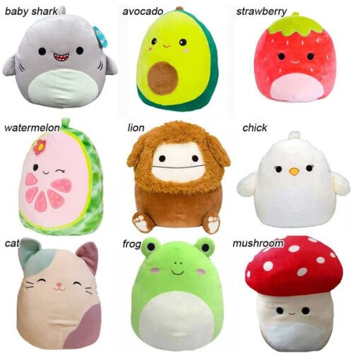 Frog Squishmallow Plush Pillow 30 cm 1
