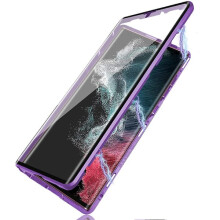 Magnetic Case for Samsung Galaxy S22 Silver