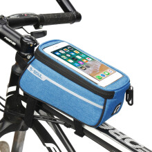 Bike Phone Holder with Reflective Touchscreen Frame Bag